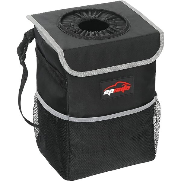 NEW EPAUTO BLACK AUTO TRASH CAN