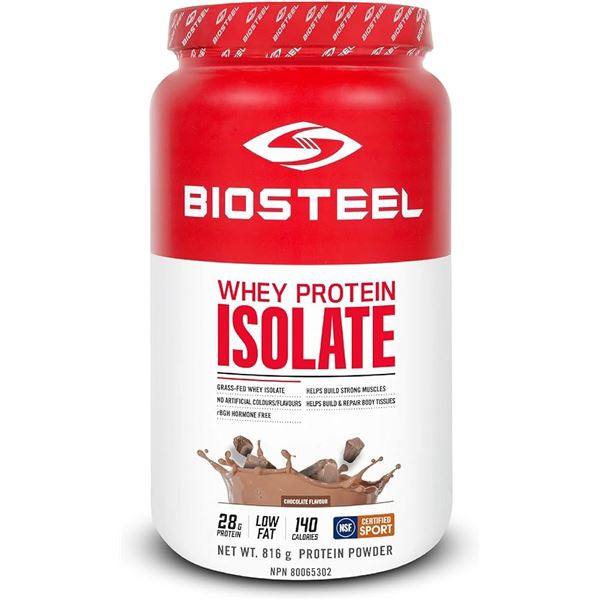 NEW 750G BIOSTEEL WHEY PROTEIN CHOCOLATE