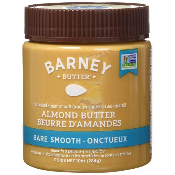 NEW 284G BARNEY BUTTER ALMOND BUTTER SMOOTH