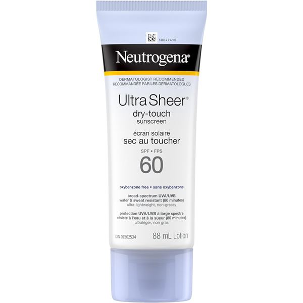 NEW NEUTROGENA ULTRA SHEER DRY TOUCH SUNSCREEN
