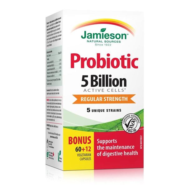 NEW 60+12 JAMIESON PROBIOTIC