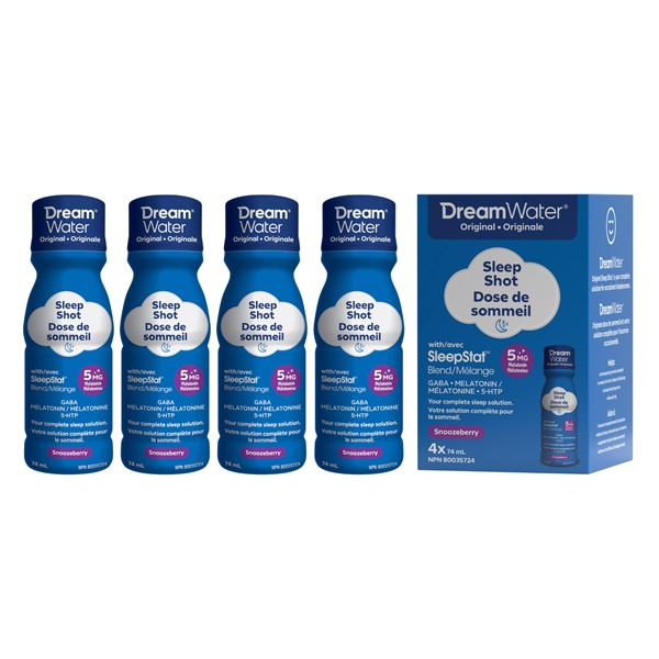 NEW 12 X 74ML DREAM WATER ORIGINAL MELATONIN