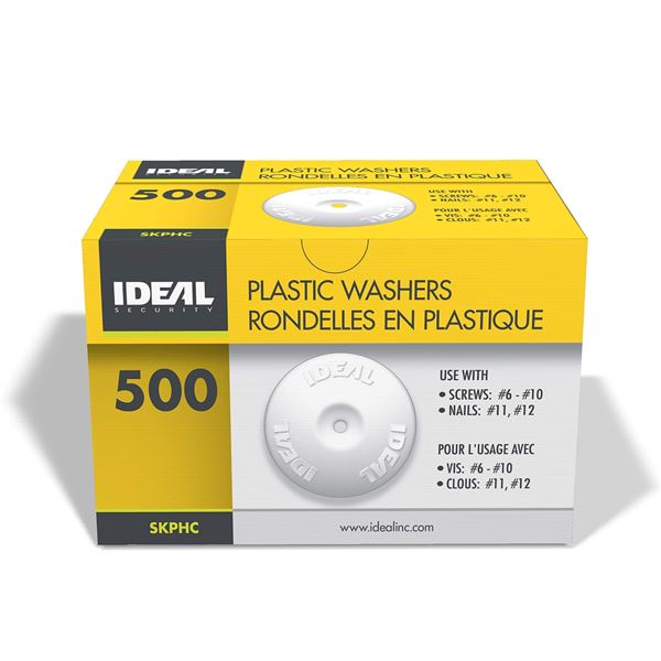 NEW 500 IDEAL PLASTIC WASHERS