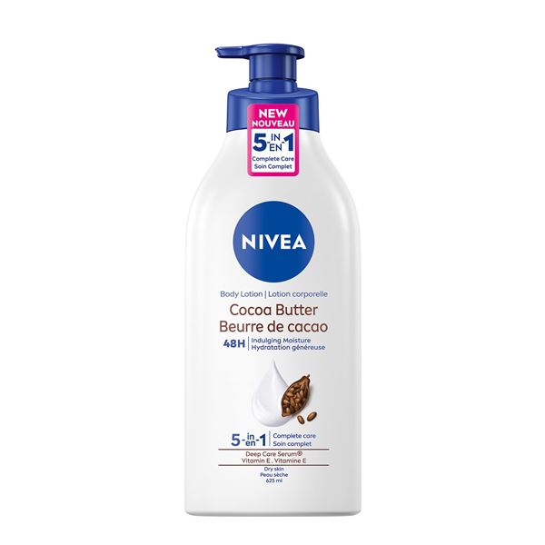 NEW 625ML NIVEA COCOA BUTTER MOISTURE