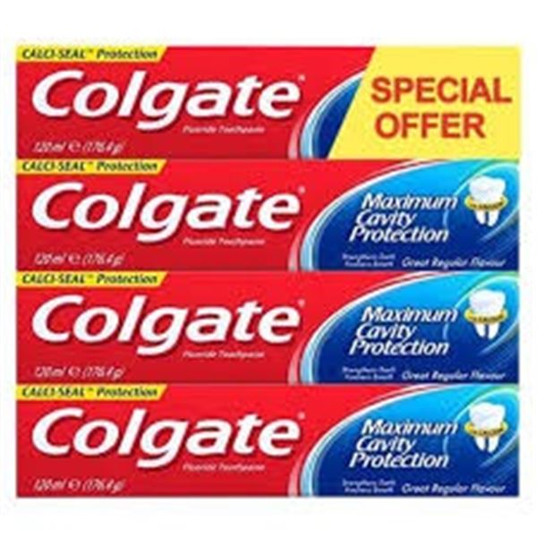 NEW 4 X 120ML COLGATE TOOTHPASTE