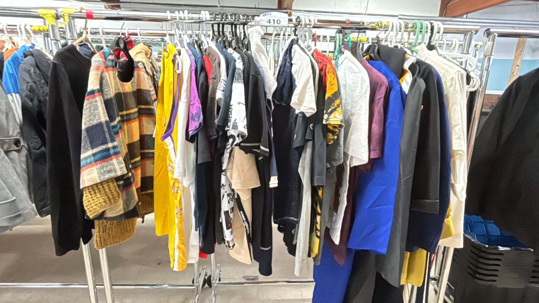 RACK FOR ASSORTED CLOTHES *RACK NOT INCLUDED* - Able Auctions
