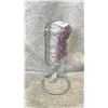 Image 2 : 5" AMETHYST CLUSTER ON STAND