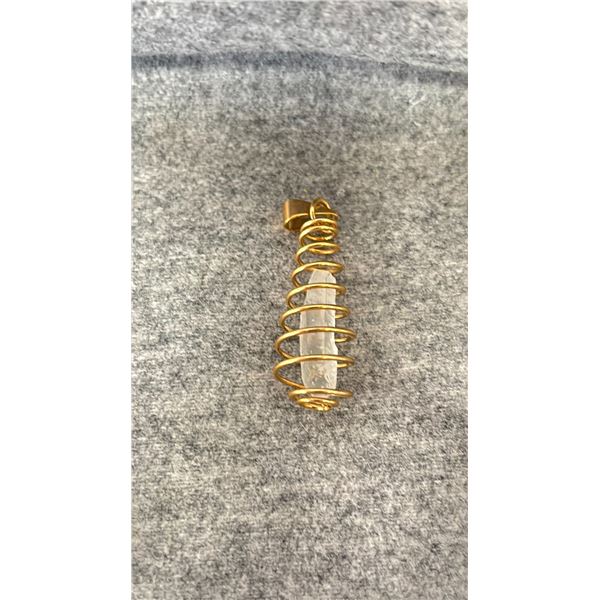 SMOKY QUARTZ PENDANT & SELENITE PENDANT