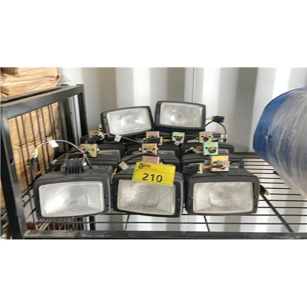 LOT OF VEHICLE EXTERIOR LIGHTS
