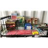 Image 2 : SHELF OF ASSORTED AUTOMOTIVE PARTS INCLUDING; AIR HORNS, HANDS FREE STEREO, CAR ALARM & MORE