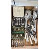 Image 2 : LOT OF SOME SILVER PLATED SPOONS & SOME STERLING SILVER SPOONS