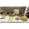 Image 2 : SHELF OF ASSORTED GLASSWARE, DISHWARE, FRAMED ARTWORK & MORE