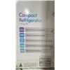 Image 2 : *NEW IN BOX* KENMORE STAINLESS/BLACK 1.6 CU FT COMPACT REFRIGERATOR WITH FREEZER COMPARTMENT
