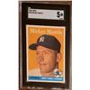 1958 Topps #150 Mickey Mantle SGC 5EX