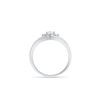 Image 3 : 14KT White Gold 0.60ctw Diamond Ring