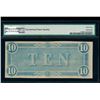 Image 2 : 1864 $10 T-68 Confederate PMG 63EPQ