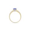 Image 4 : 14KT Yellow Gold 1.75ct Tanzanite and Diamond Ring