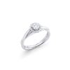 Image 2 : 14KT White Gold 0.25ctw Diamond Ring