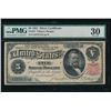 1891 $5 Silver Certificate PMG 30