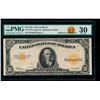 Image 1 : 1922 $10 Gold Certificate PMG 30