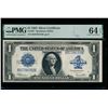 Image 1 : 1923 $1 Silver Certificate PMG 64EPQ