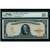 1907 $10 Gold Certificate PMG 35EPQ