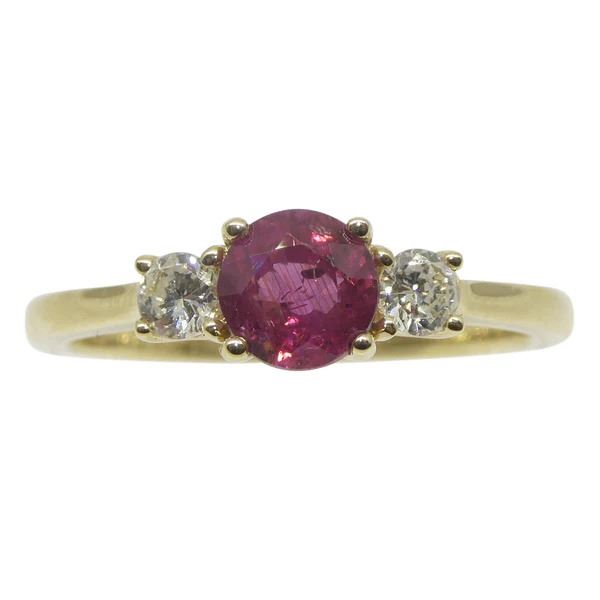 Dazzling 0.96 Ct GIA Certified Natural Ruby Ring