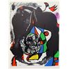 JOAN MIRO REVOLUTION II Original Lithograph by XXieme Siecle in Mourlot Paris