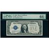 1928 $1 Silver Certificate PMG 64EPQ