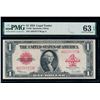 1923 $1 Legal Tender Note PMG 63EPQ