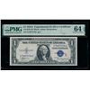 Image 1 : 1935A $1 Experimental S Silver Certificate PMG 64EPQ