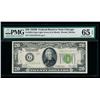 1928B $20 Chicago FRN PMG 65EPQ