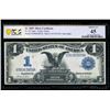 1899 $1 Black Eagle Silver Certificate PCGS 45