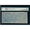 Image 2 : 1864 $10 T-68 Confederate PMG 64EPQ