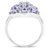 Image 3 : Plated Rhodium 2.69ctw Tanzanite Ring