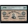 1864 $50 CT-66 Confederate PMG 50EPQ