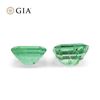 Image 4 : Pretty 2.99 Ct GIA Certified Natural Emerald Pair