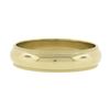 Image 4 : Solid 14k Gold 4.8mm Wide Domed Polished w/ Milgrain Stackable Wedding Band Ring
