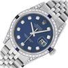 Image 2 : Rolex Mens 36MM Stainless Steel Blue Diamond And Sapphire Datejust