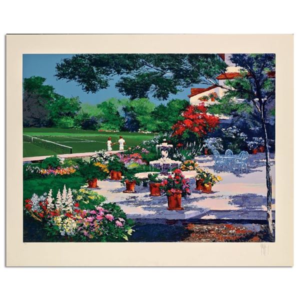 Tennis Landscape by Mark King (1931-2014)