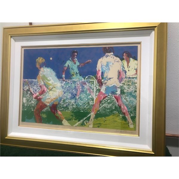 Tennis Match by LeRoy Neiman (1921-2012)