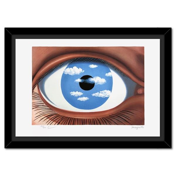 Le Faux Miroir (The False Mirror) by Rene Magritte (1898-1967)