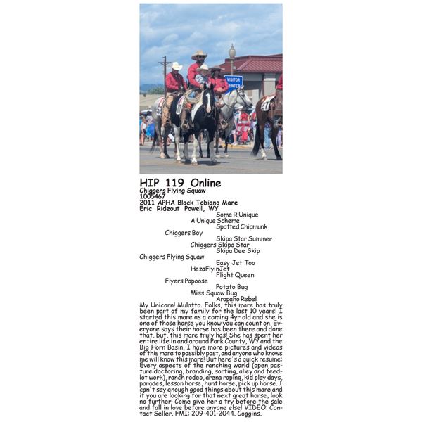 Chiggers Flying Squaw