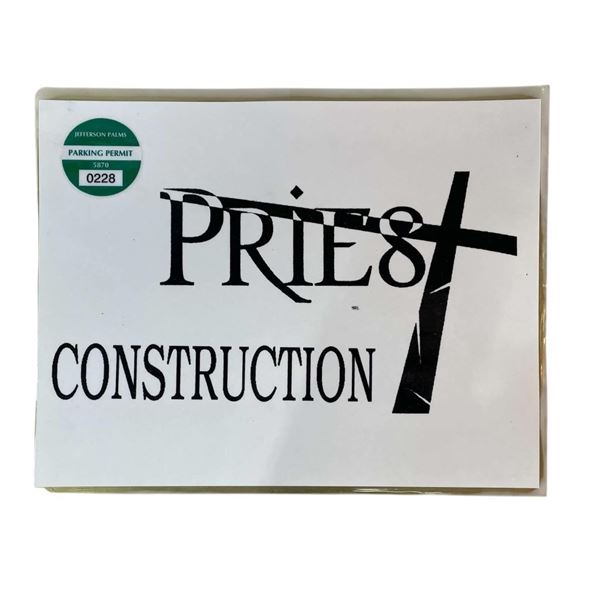 Priest (2011) - Priest Parking Pass