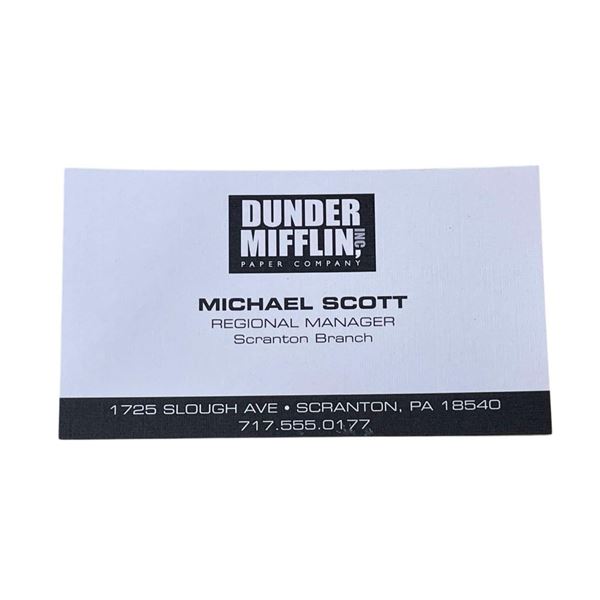 The Office (2005–2013) - Michael Scott (Steve Carell) Business Card