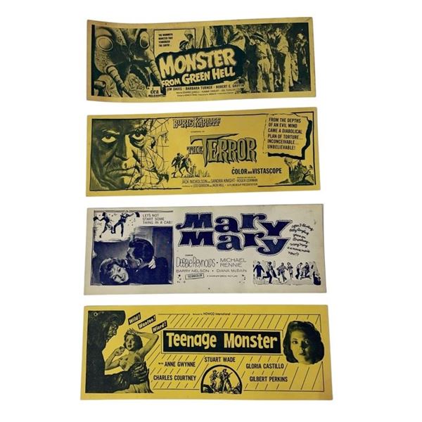 Theater Or Drive-In 50's 60's Movie Advertising Cards