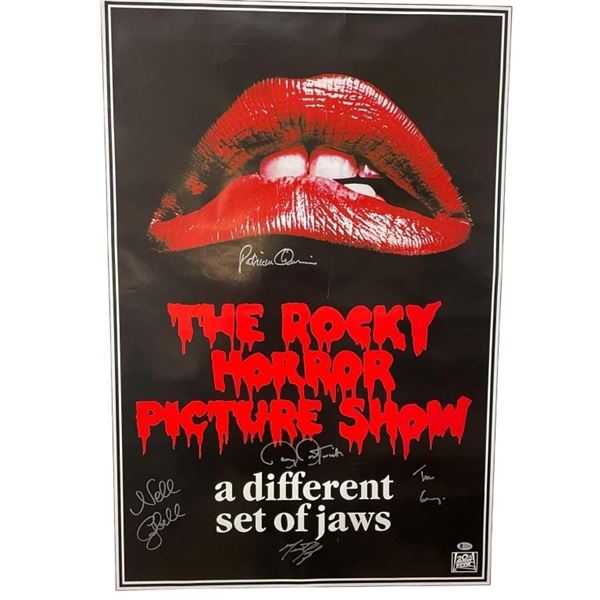 The Rocky Horror Picture Show (1976) - Cast Signed Poster (Beckett LOA)