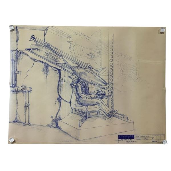 Stargate SG-1 (1997-2007) - Production Blueprint "War Room" Season 4