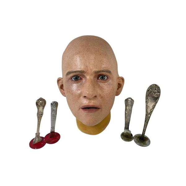 Watchmen (2019) - Mrs Crookshanks Silicon Face Mask and Several SFX Utensils