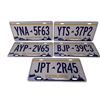 Image 1 : Fall of the House of Usher (2023) - Set of 5 Screen Used Hero license Plates